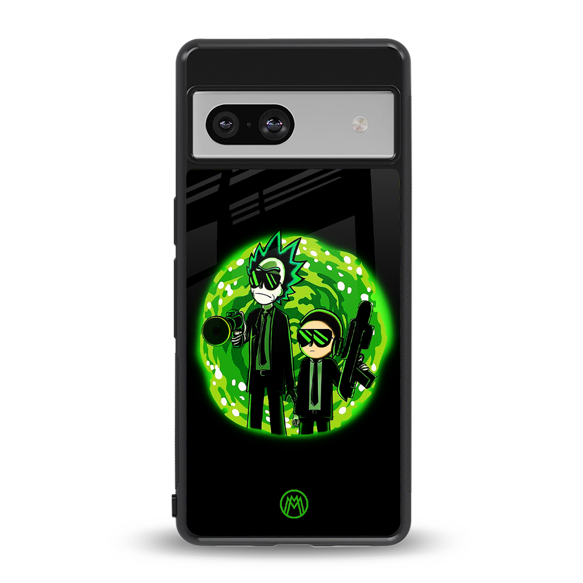 rick and morty schwifty back phone cover | glass case for Google Pixel 7A