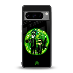 rick and morty schwifty back phone cover | glass case for google pixel 8 pro