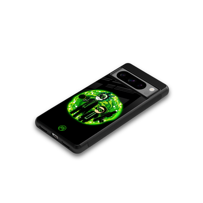 rick and morty schwifty back phone cover | glass case for google pixel 8 pro