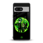 rick and morty schwifty back phone cover | glass case for Google Pixel 8