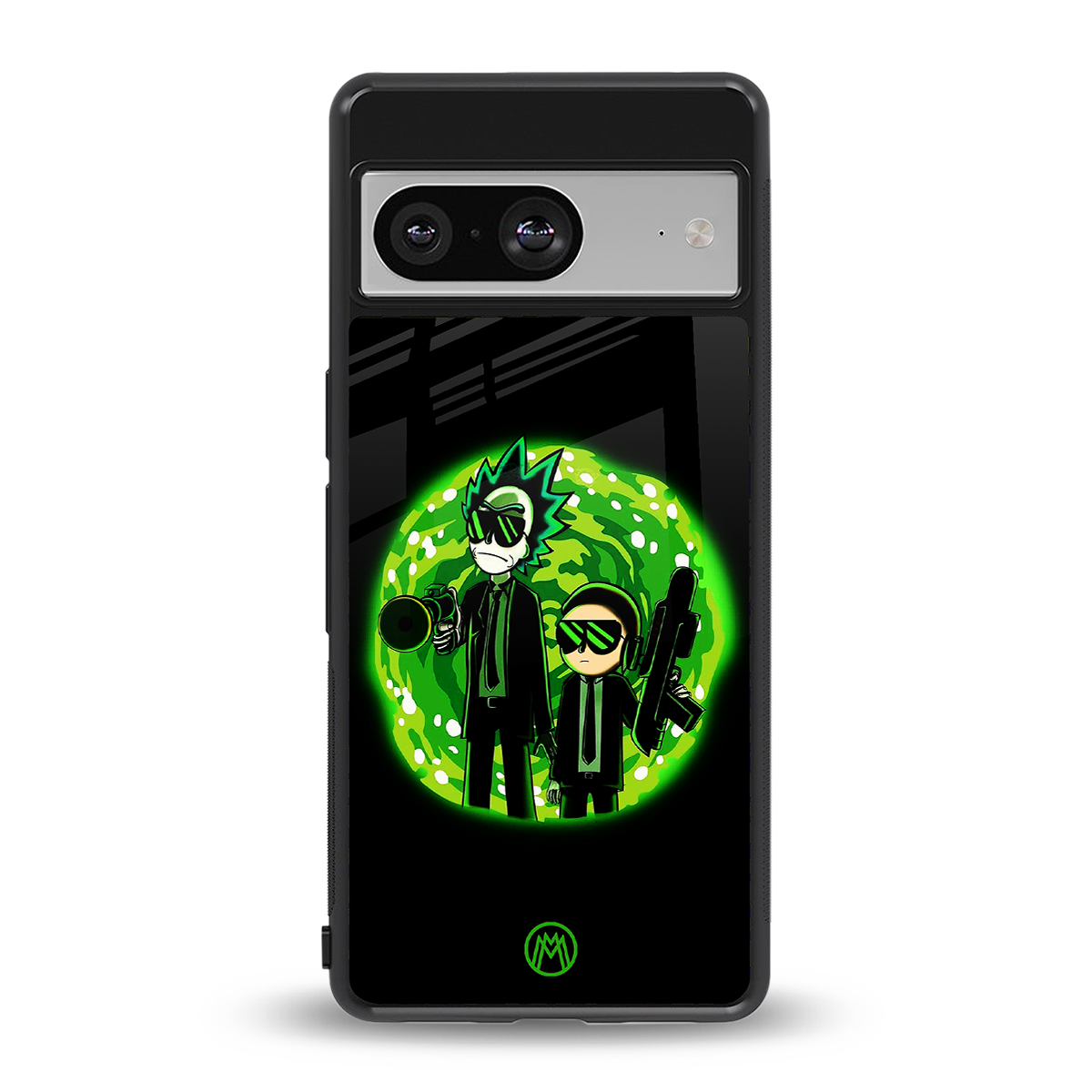 rick and morty schwifty back phone cover | glass case for Google Pixel 8
