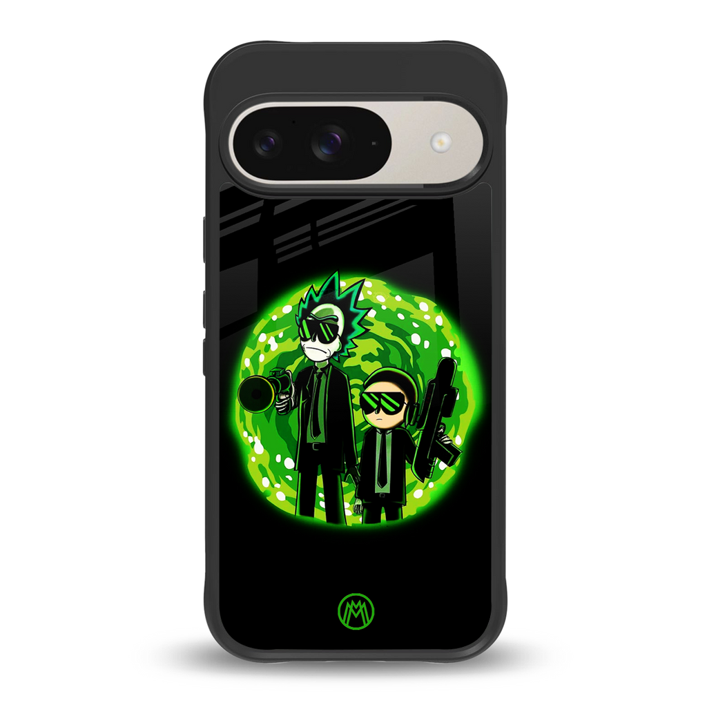rick and morty schwifty back phone cover | glass case for google pixel 9