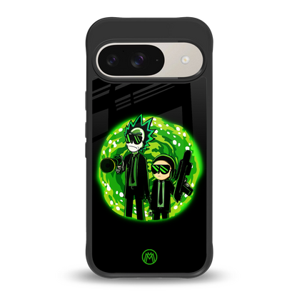 rick and morty schwifty back phone cover | glass case for google pixel 9