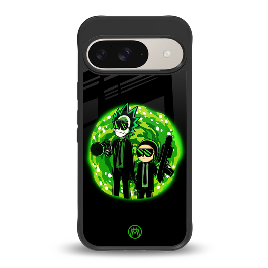 rick and morty schwifty back phone cover | glass case for google pixel 9
