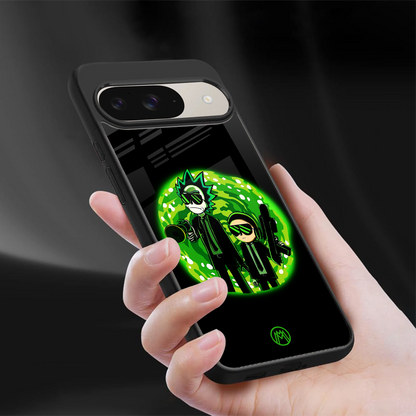rick and morty schwifty back phone cover | glass case for google pixel 9