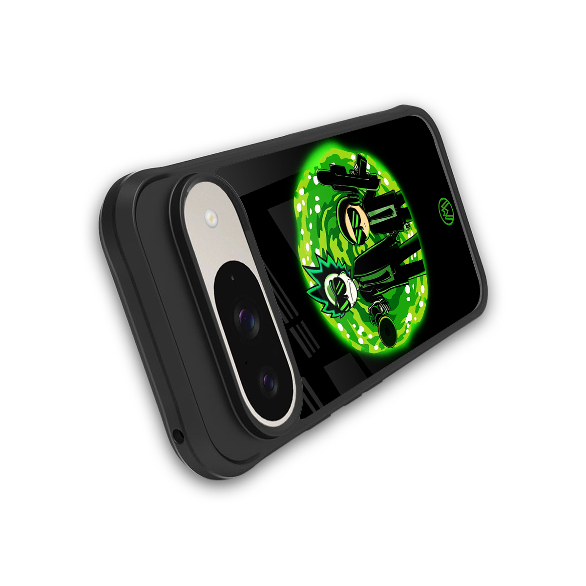 rick and morty schwifty back phone cover | glass case for google pixel 9