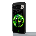 rick and morty schwifty back phone cover | glass case for google pixel 9 pro