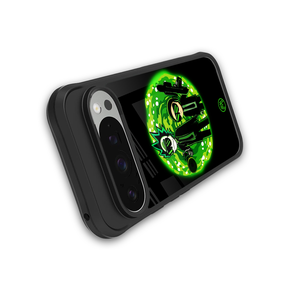 rick and morty schwifty back phone cover | glass case for google pixel 9 pro xl