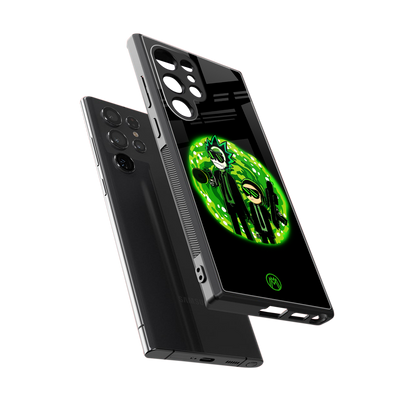 rick and morty schwifty back phone cover | glass case for samsung galaxy s23 ultra