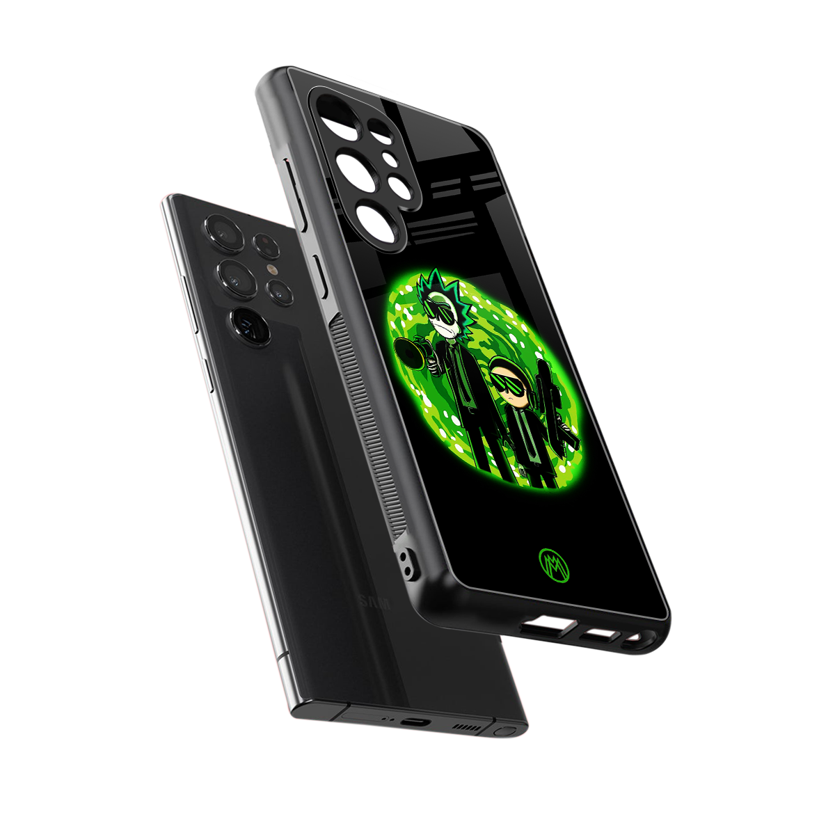 rick and morty schwifty back phone cover | glass case for samsung galaxy s25 ultra
