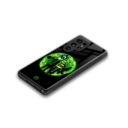 rick and morty schwifty back phone cover | glass case for samsung galaxy s25 ultra