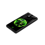 rick and morty schwifty back phone cover | glass case for samsung galaxy s24 fe
