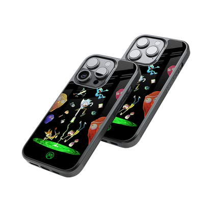 Protective Glass Back Phone Case Compatible with iPhone, Samsung, OnePlus, Pixel & More