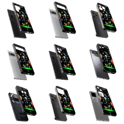 Durable Glass Back Mobile Case for iPhone, Samsung, OnePlus, Google Pixel, Redmi, Vivo, Oppo