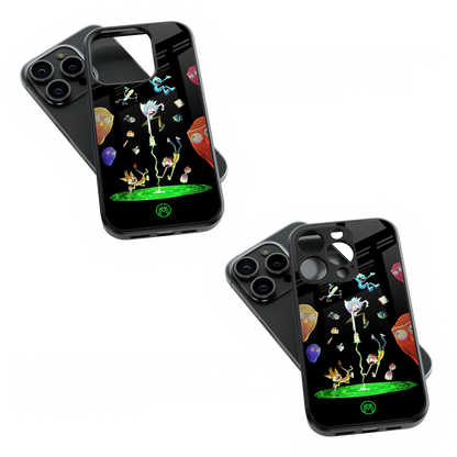 Trendy Glass Back Mobile Case for iPhone, Samsung, Redmi, OnePlus, Google Pixel, Motorola