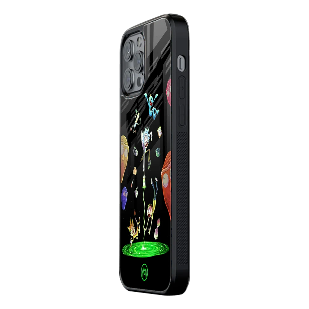 Slim Glass Back Phone Case for Multiple Brands – iPhone, Samsung, Redmi, OnePlus, Oppo, Vivo