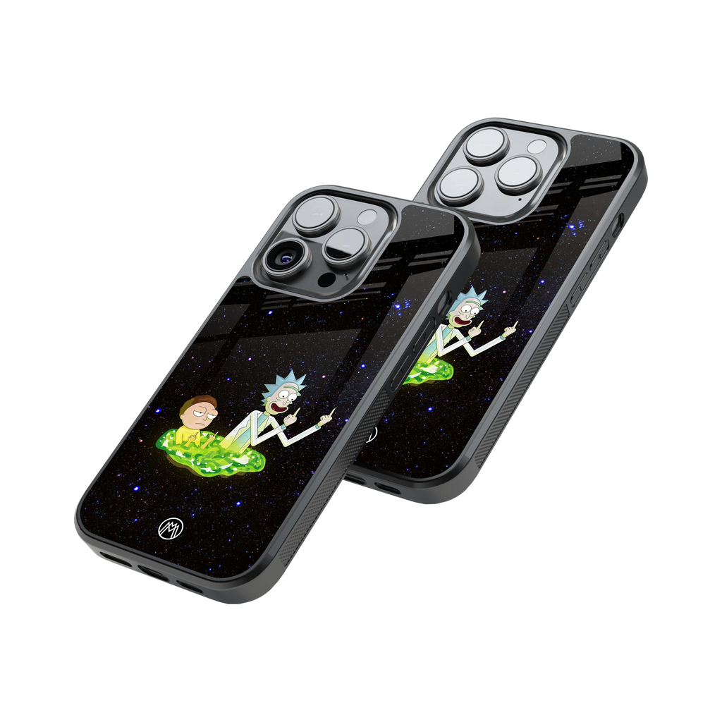 Protective Glass Back Phone Case Compatible with iPhone, Samsung, OnePlus, Pixel & More