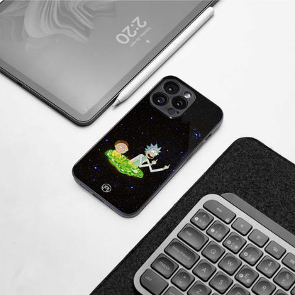 rick and morty fo aesthetic back phone cover | glass case for google pixel 7 pro