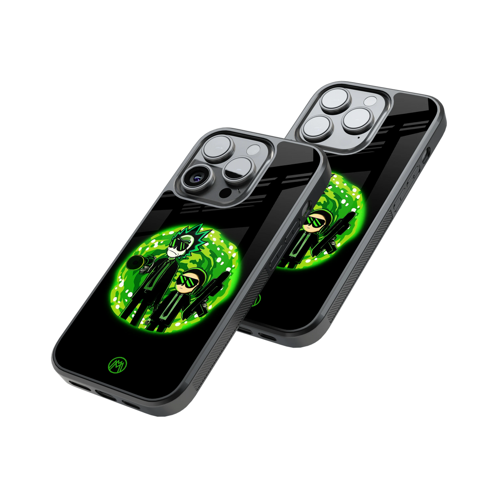 Protective Glass Back Phone Case Compatible with iPhone, Samsung, OnePlus, Pixel & More