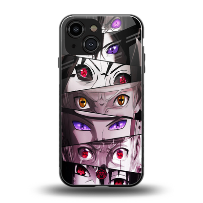 rinnegan back phone cover | glass case for iphone 13 mini