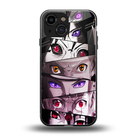 rinnegan back phone cover | glass case for iphone 13 mini