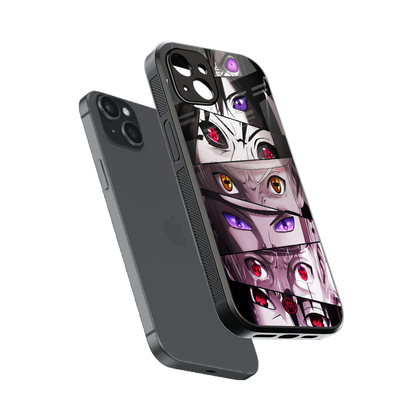 rinnegan back phone cover | glass case for iphone 14 plus