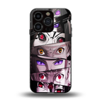 rinnegan back phone cover | glass case for iphone 15 pro