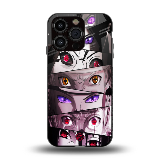rinnegan back phone cover | glass case for iphone 15 pro