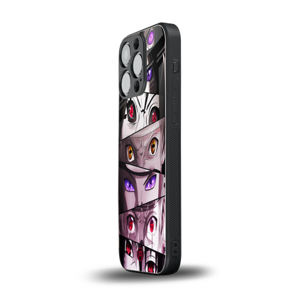 rinnegan back phone cover | glass case for iphone 15 pro