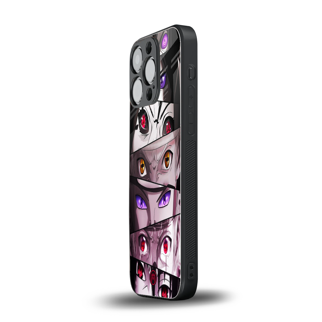 rinnegan back phone cover | glass case for iphone 14 pro
