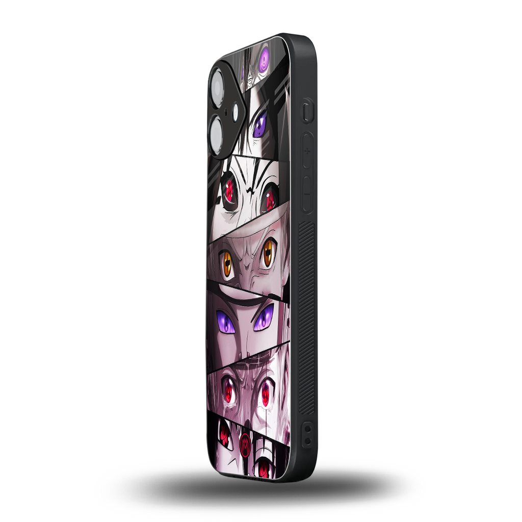 rinnegan back phone cover | glass case for iphone 16 plus