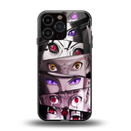 rinnegan back phone cover | glass case for iphone 16 pro max