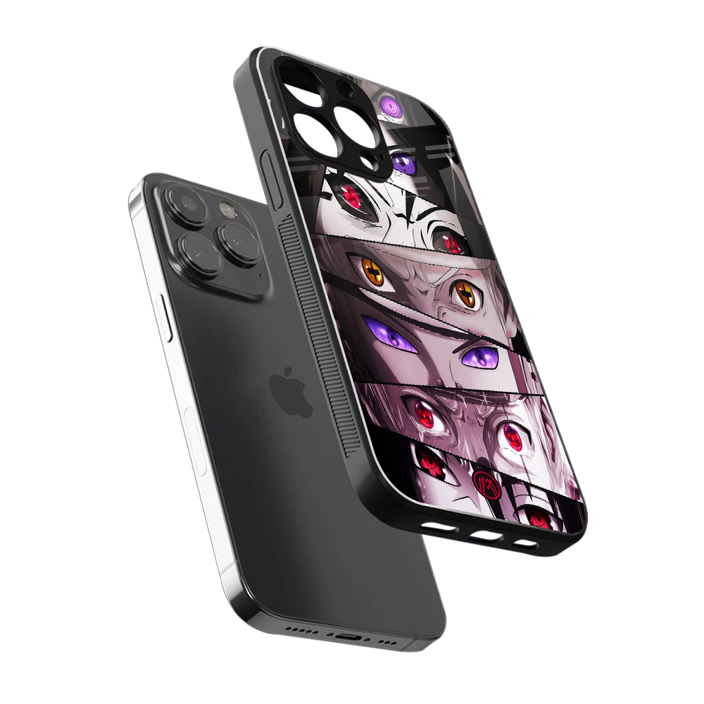 rinnegan back phone cover | glass case for iphone 16 pro max