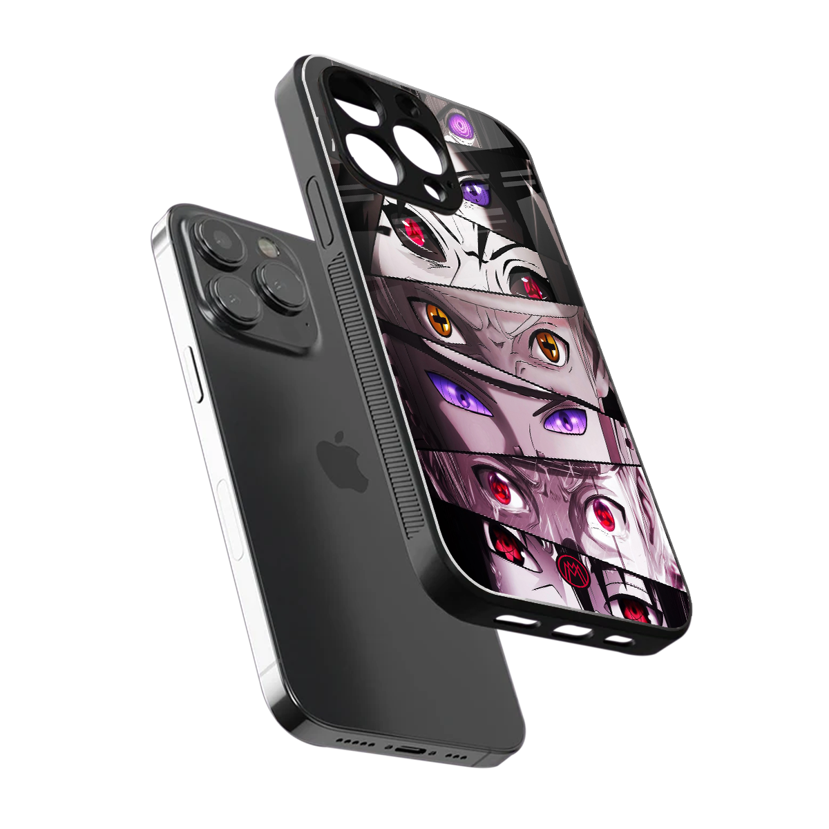 rinnegan back phone cover | glass case for iphone 16 pro max