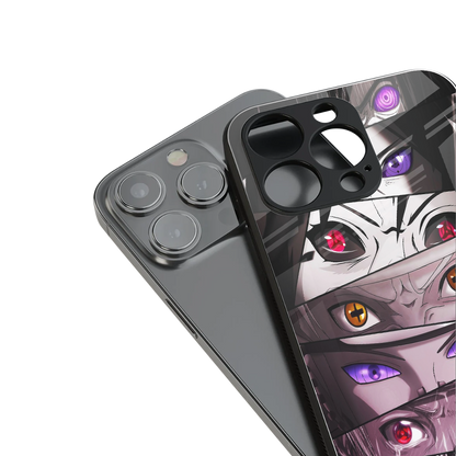 rinnegan back phone cover | glass case for iphone 14 pro max