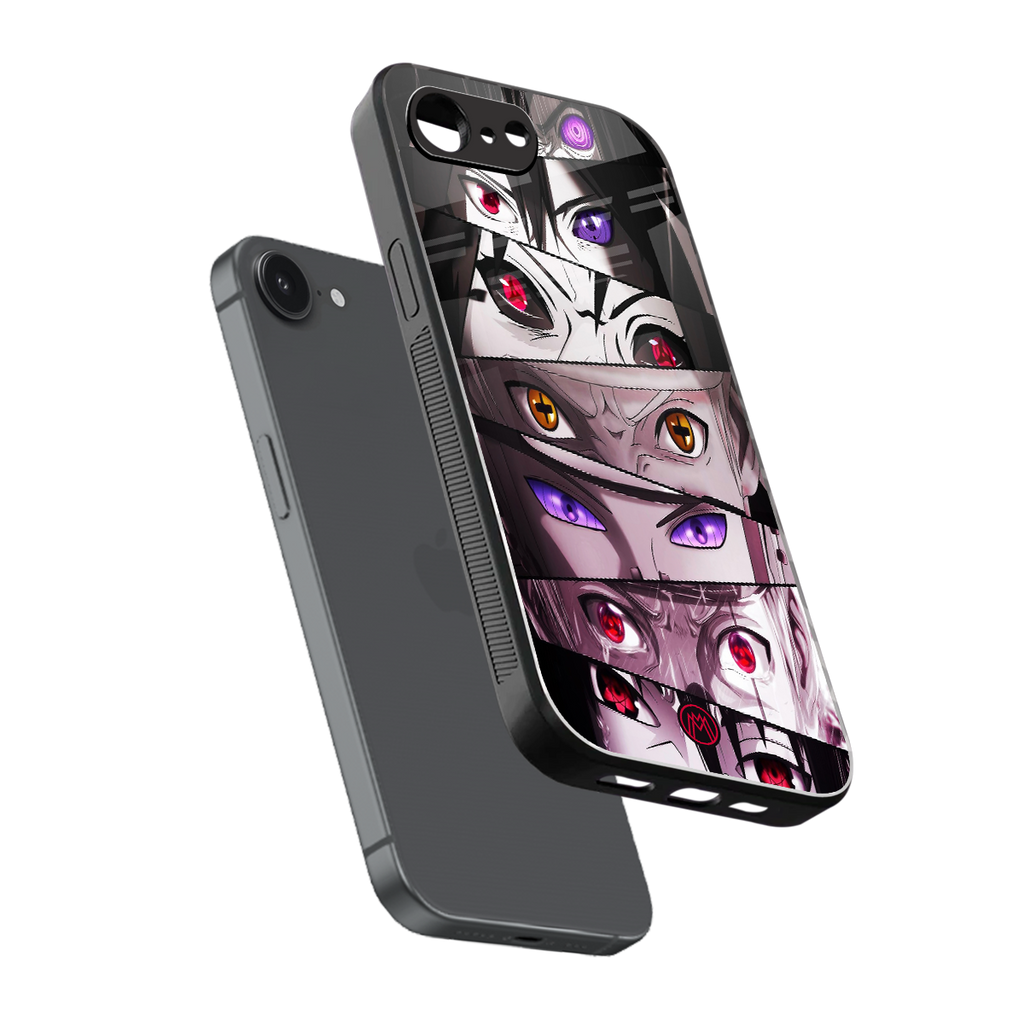 rinnegan back phone cover | glass case for iphone 16e