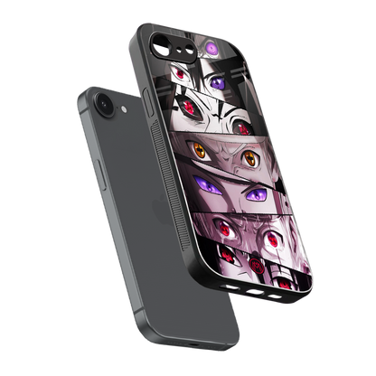 rinnegan back phone cover | glass case for iphone 16e