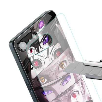 rinnegan back phone cover | glass case for iphone 16e