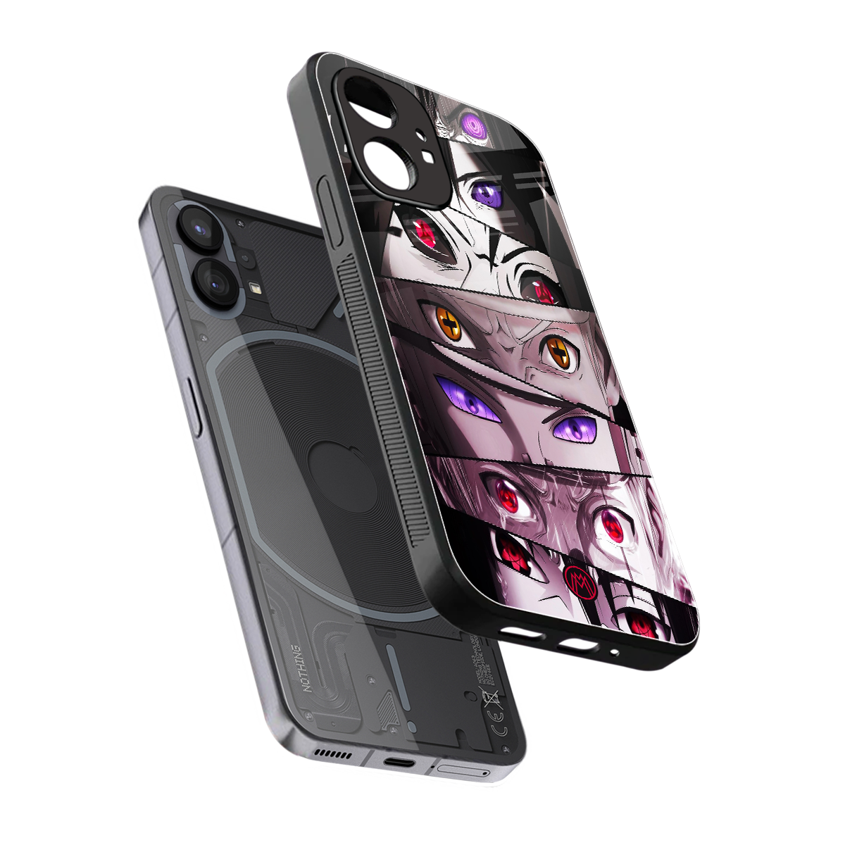 rinnegan back phone cover | glass case for nothing phone 1
