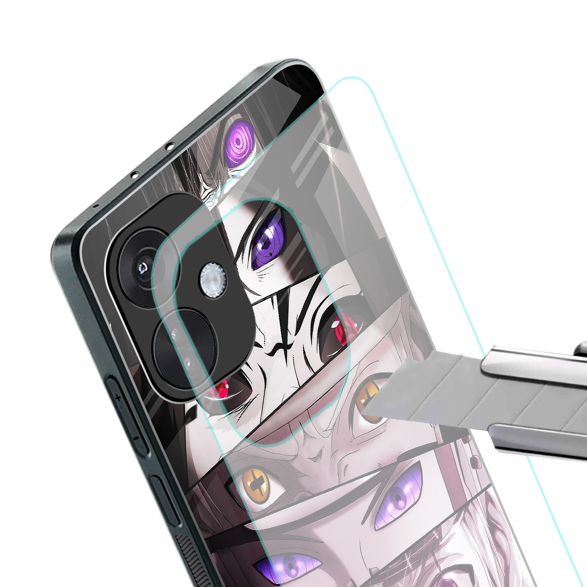 rinnegan back phone cover | glass case for oneplus nord ce 3