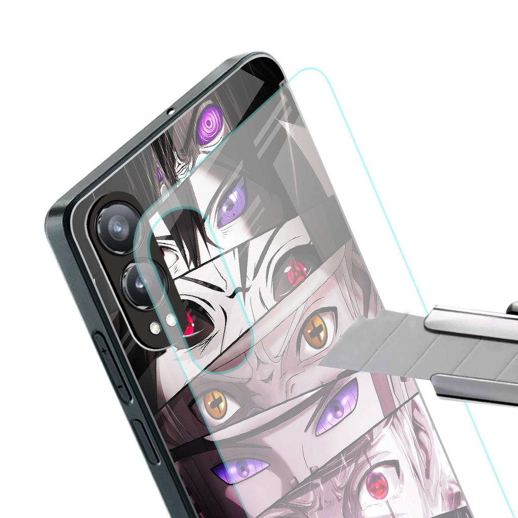 rinnegan back phone cover | glass case for oneplus nord ce 4 lite