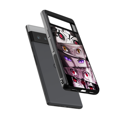 rinnegan back phone cover | glass case for google pixel 6 pro