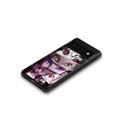 rinnegan back phone cover | glass case for google pixel 6 pro