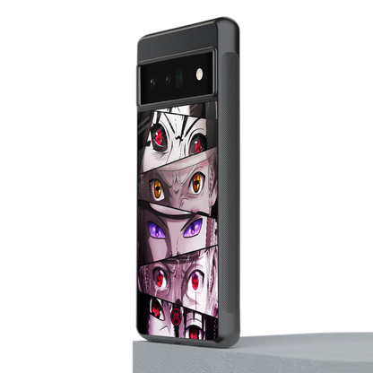 rinnegan back phone cover | glass case for google pixel 6 pro