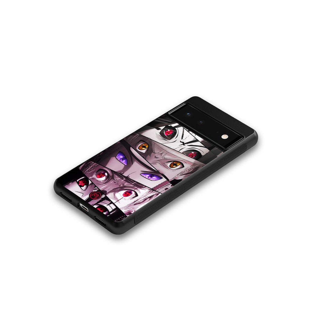rinnegan back phone cover | glass case for google pixel 6