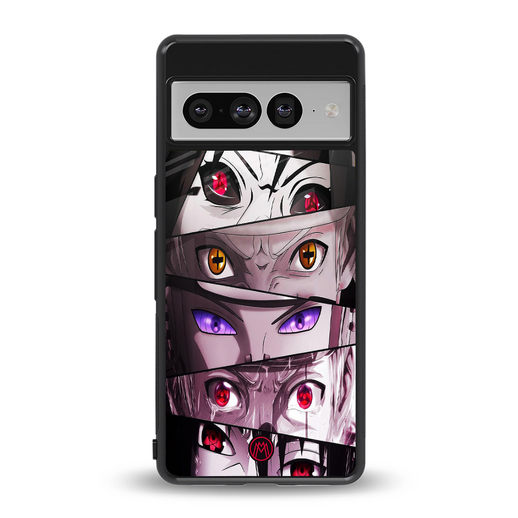 rinnegan back phone cover | glass case for google pixel 7 pro
