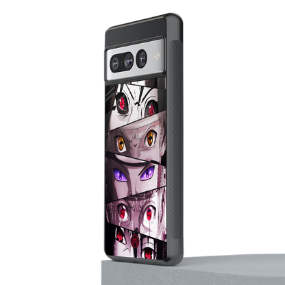 rinnegan back phone cover | glass case for google pixel 7 pro