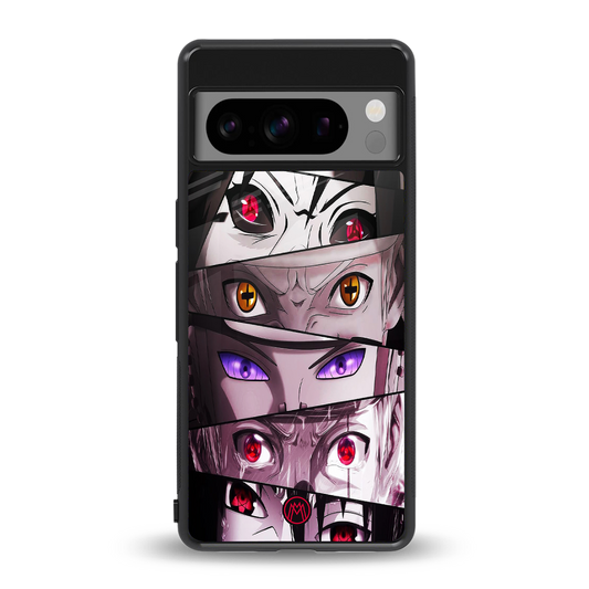 rinnegan back phone cover | glass case for google pixel 8 pro