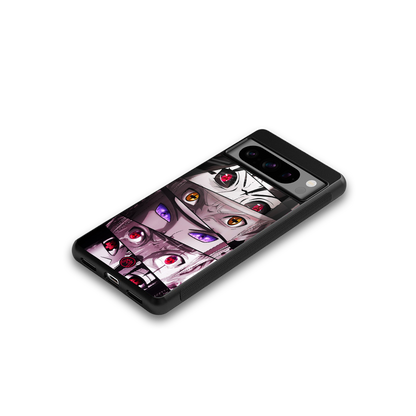rinnegan back phone cover | glass case for google pixel 8 pro