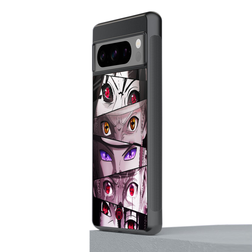 rinnegan back phone cover | glass case for google pixel 8 pro